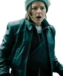 Shirley Dander Slow Horses Black Leather Jacket