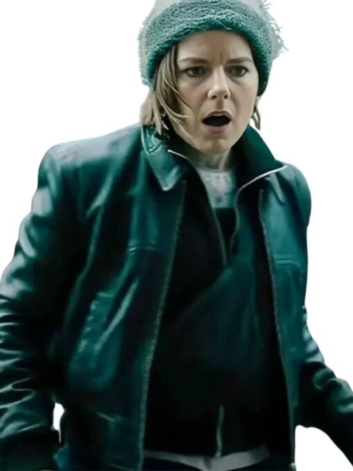 Shirley Dander Slow Horses Black Leather Jacket