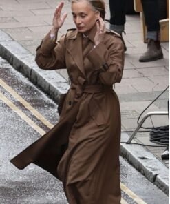 Slow Horses S02 Diana Taverner Brown Trench Coat