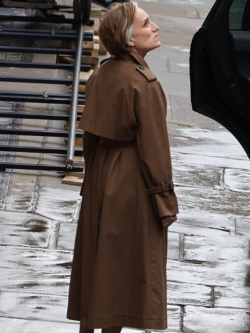 Diana Taverner Slow Horses Brown Coat