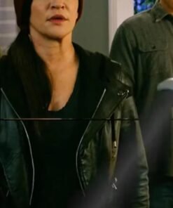 Talla Keyali The Orville Biker Leather Jacket