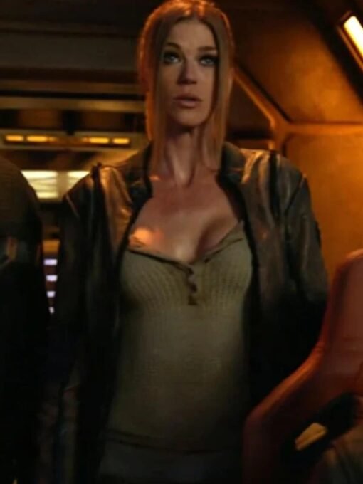 Kelly Grayson The Orville Brown Leather Jacket