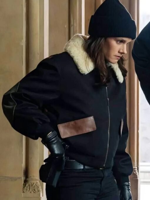 FBI S07 Missy Peregrym Black Bomber Jacket