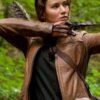 Katniss Hunger Games Brown Jacket