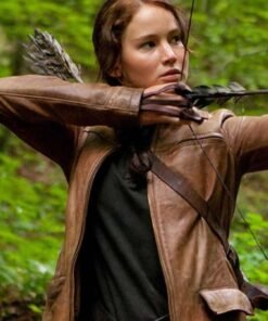 Katniss Hunger Games Brown Jacket
