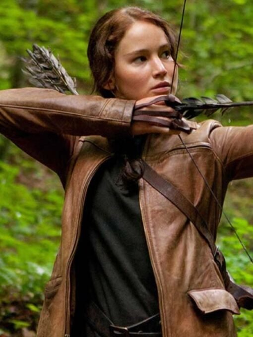 Katniss Hunger Games Brown Jacket