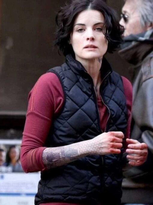 Jaimie Alexander Blindspot Black Vest