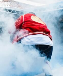 Summertime Ball Will Smith Red Varsity Jacket