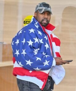 Kanye West American Flag Jacket