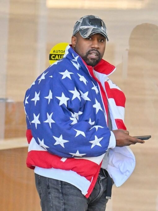 Kanye West American Flag Jacket