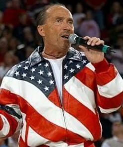 American Flag Lee Greenwood Bomber Jacket