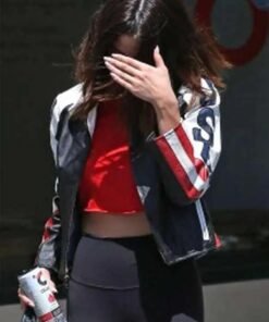 Selena Gomez USA Flag Jacket