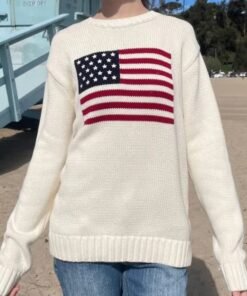 Brandy American Flag Sweater