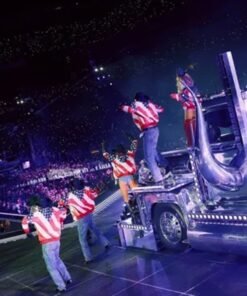 Beyonce Michael American Flag Jacket