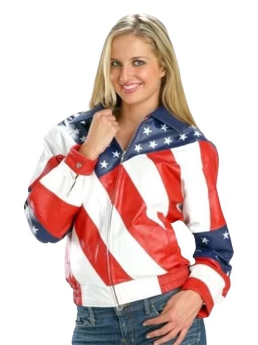 Cowboy Carter Hoban American Flag Jacket