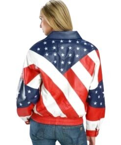 Beyonce Michael Hoban American Flag Jacket