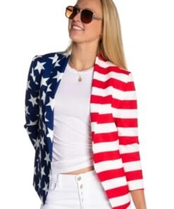 Independence Day American Flag Blazer