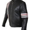 Captain America Motorcycle Leather Jacket