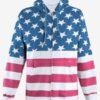 Women Independence Day Hooded Jacket