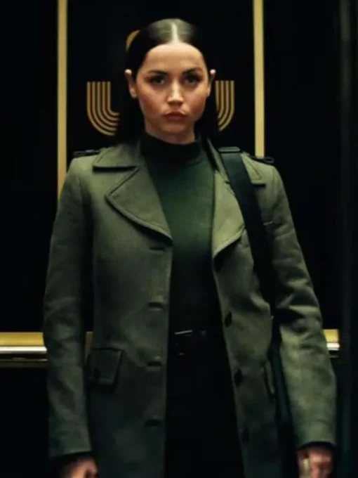 Ana de Armas Ballerina Trench Coat