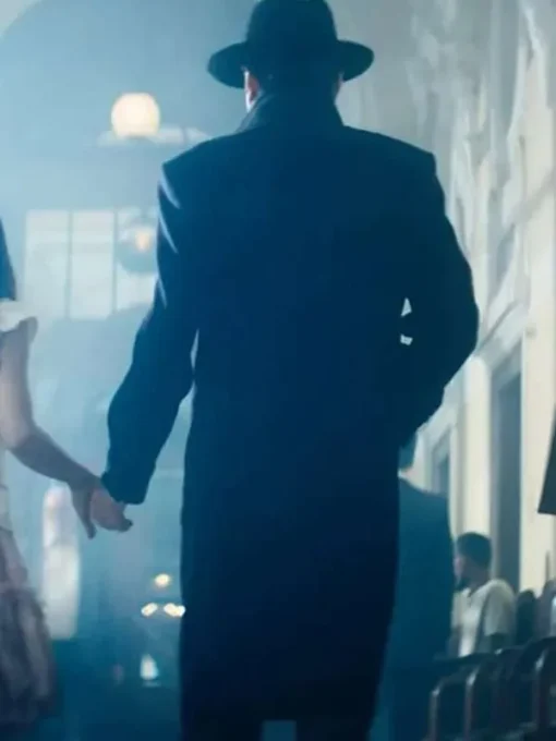 Ian McShane Ballerina Black Trench Coat