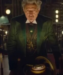 Jeff Goldblum Wicked Green Trench Coat