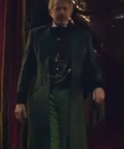 Jeff Goldblum Wicked 2024 Green Trench Coat