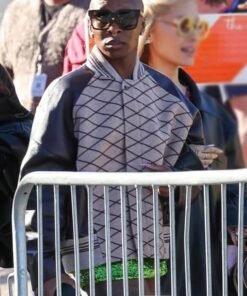 Cynthia Erivo Wicked Bomber Leather Jacket