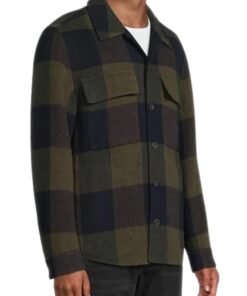 Men's Plaid Splittable Shirt Jacket
