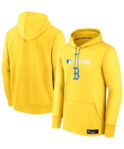 Red Sox Boston City Connect Yellow Hoodie