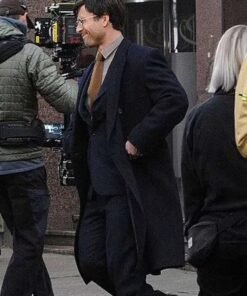The Running Man Glen Powell Trench Coat