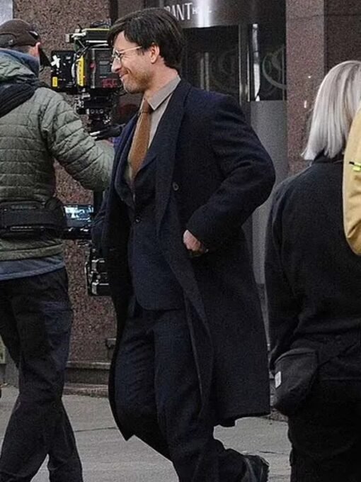 The Running Man Glen Powell Trench Coat