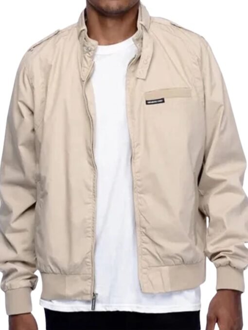 Snowfall Franklin White Bomber Jacket