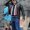 Michael Madsen Black Jacket