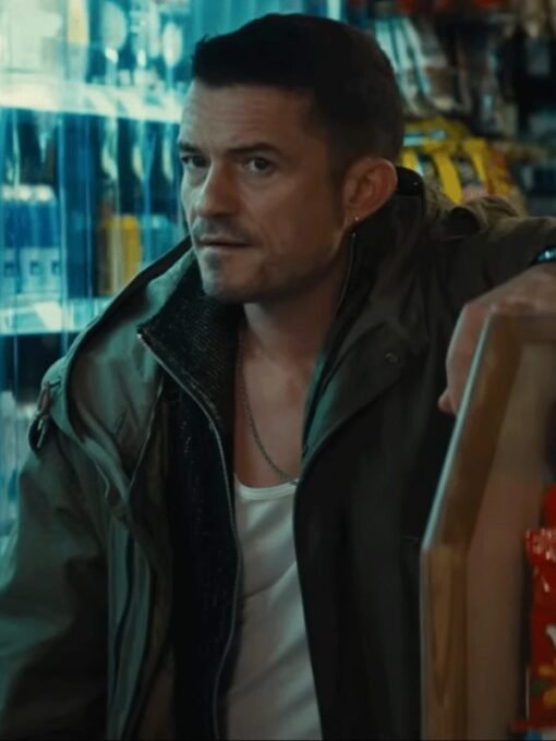 Deep Cover Orlando Bloom Green Coat