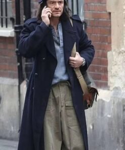 Deep Cover Orlando Bloom Wool Trench Coat