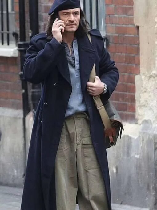 Deep Cover Orlando Bloom Wool Trench Coat