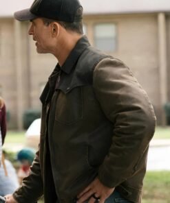 Johnathon Schaech Blue Ridge The Series Brown Jacket