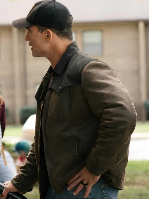 Johnathon Schaech Blue Ridge The Series Brown Jacket
