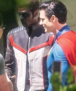 Mister Terrific Superman Leather Jacket