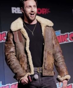 Aaron Taylor-Johnson Comic Con Brown Jacket
