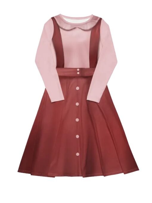 Squid Game S03 Doll Pink Cosplay Costume