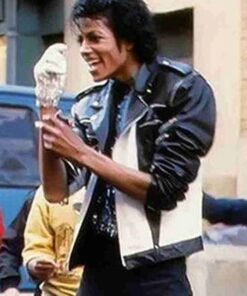 Michael Jackson Pepsi Black Leather Jacket