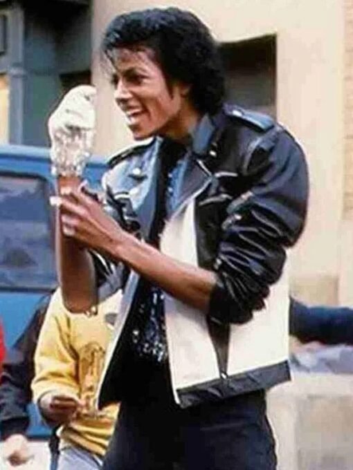 Michael Jackson Pepsi Black Leather Jacket