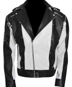 MJ Pepsi Ad Black Leather Jacket