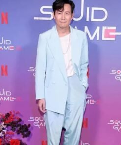 Lee Jung-jae Squid Game Light blue Blazer