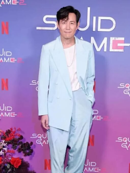 Lee Jung-jae Squid Game Light blue Blazer
