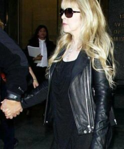 Stevie Nicks Biker Black Jacket