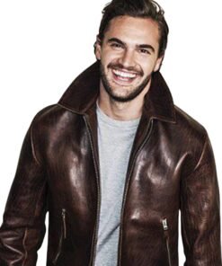 Tom Bateman Leather Jacket