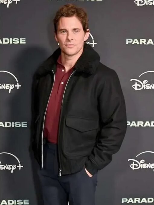 James Marsden 2025 Paradise Black Jacket